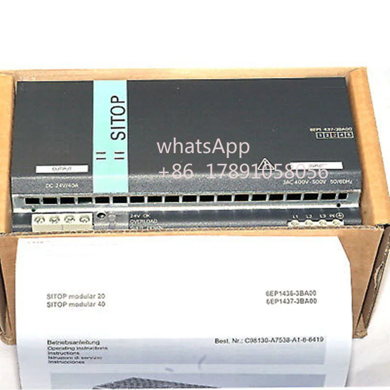 Brand New In Box 6EP1437-3BA00 Power Supply 6EP1 437-3BA00 Fast Ship With 1 Year Warranty