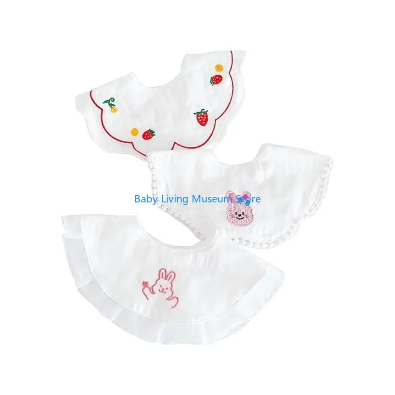 

P31C Cotton Towel Newborn Burp Cloth Infant Toddlers Drooling Towel for Boy Girls Burping