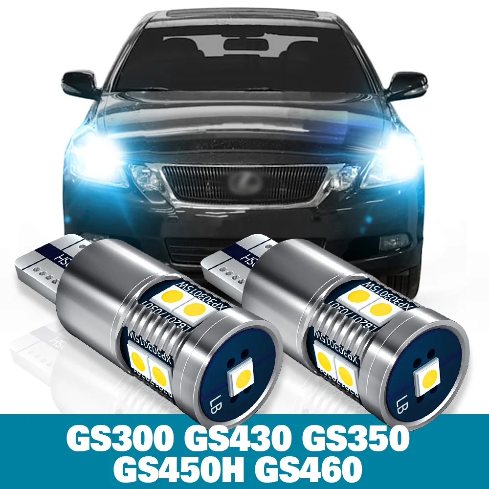 

2x LED Parking Light For Lexus GS300 GS430 GS350 GS450H GS460 Accessories 1997-2011 2005 2006 2007 2008 2009 2010 Clearance Lamp