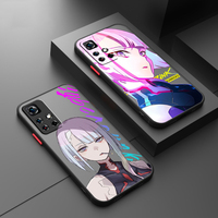 Lucy C-Cyberpunk Edgerunners Frosted Translucent For Redmi 8 8A 9A 9C 9AT 9 9T 10X 10A 10C 10 11A 12C 12 13C 5G Back Phone Case