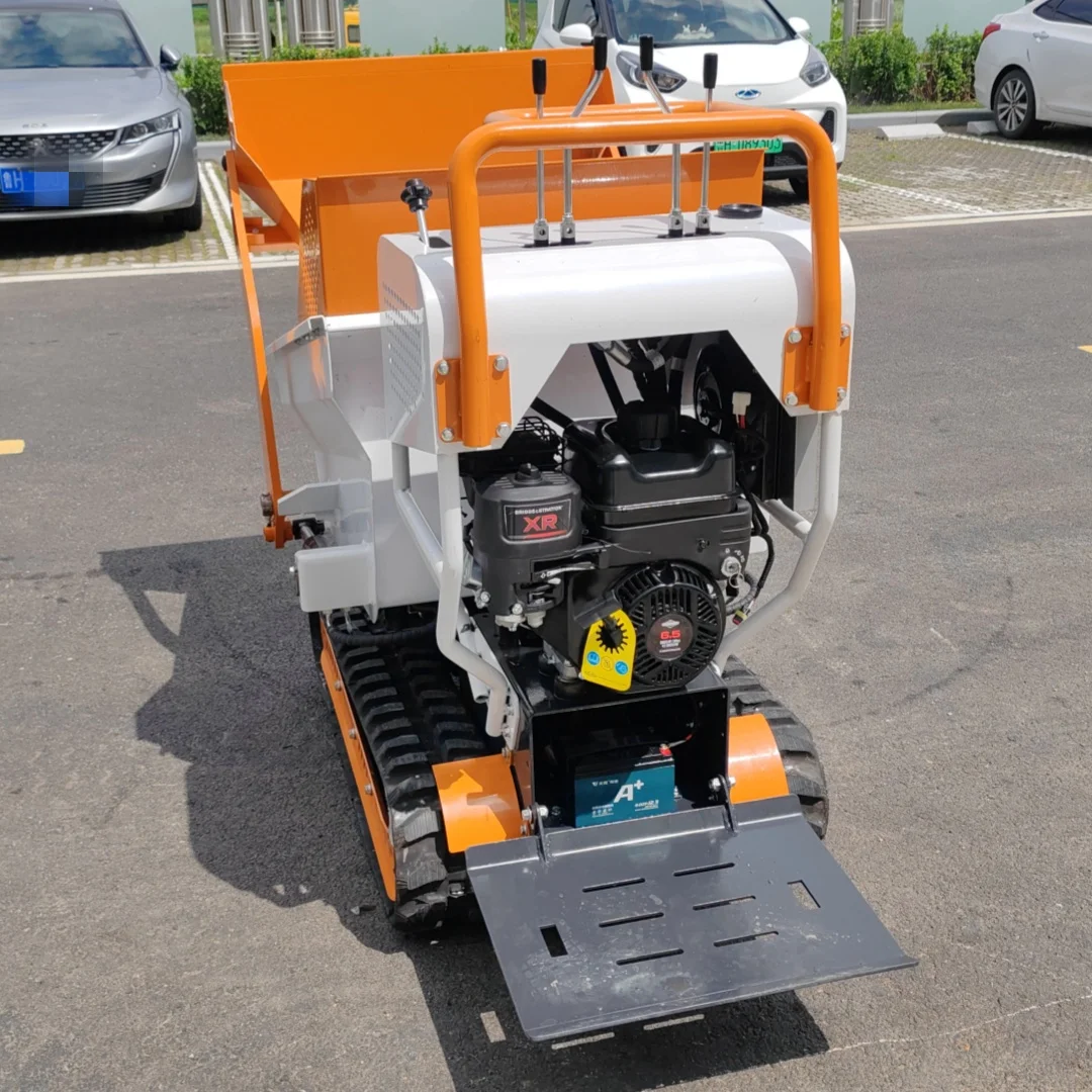 Fotografia 6: Minidumper Elétrico Autocarregável a Bateria com Esteiras 500kg
