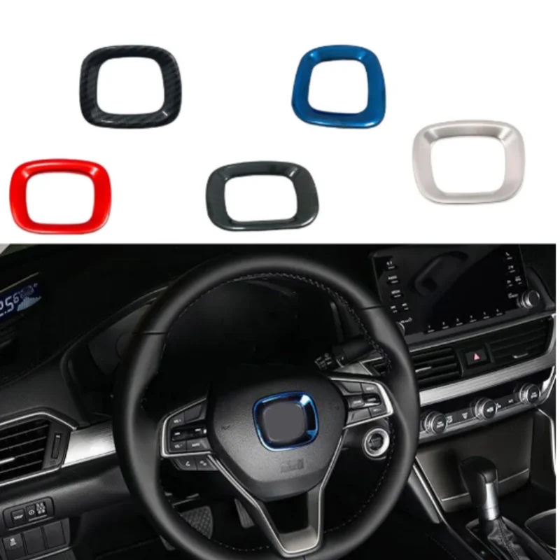 

Stick Cover Inner Inside Steering Wheel Logo Interior Kit Trim Lamp Frame For Honda Accord 10th 2018 2019 2020 2021 2022