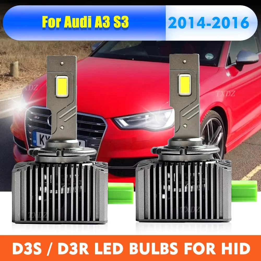 

D3S D3R LED Headlight Bulbs Car Led Lights 6000K 110W HID Xenon Conversion Kit For 2014-2016 Audi A3 S3 RS3 N10721805 Auto Lamp