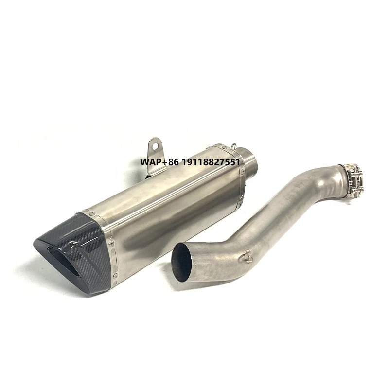 

Exhaust Muffler for RSV4/TuonoV4 Titanium Alloy Mid Pipe Exhaust