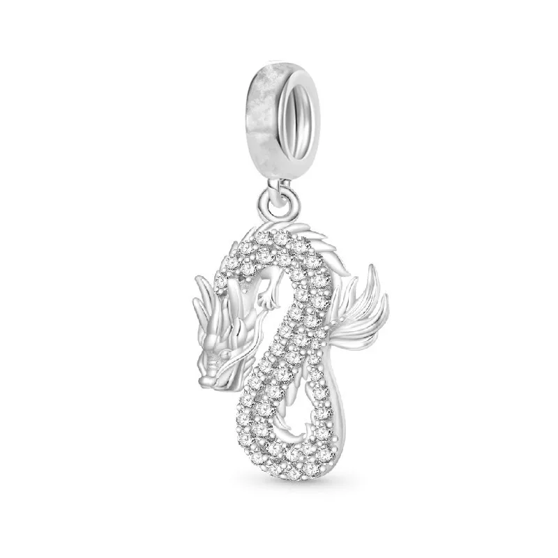 2026 تألق كرة لولبية كاتربيلر ثعبان لونغ استرخى خرزة ساحرة صالح الأصلي الأوروبي الفضة سوار قلادة DIY بها بنفسك JewelryGift