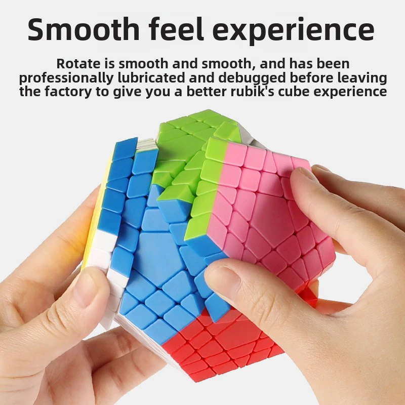 [CubeFun]ShengShou 5x5 Megaminx Gigaminx Magic Cube Stickerless Puzzle Sengso Dodecahedron 12 Faces Professional Toys Gifts