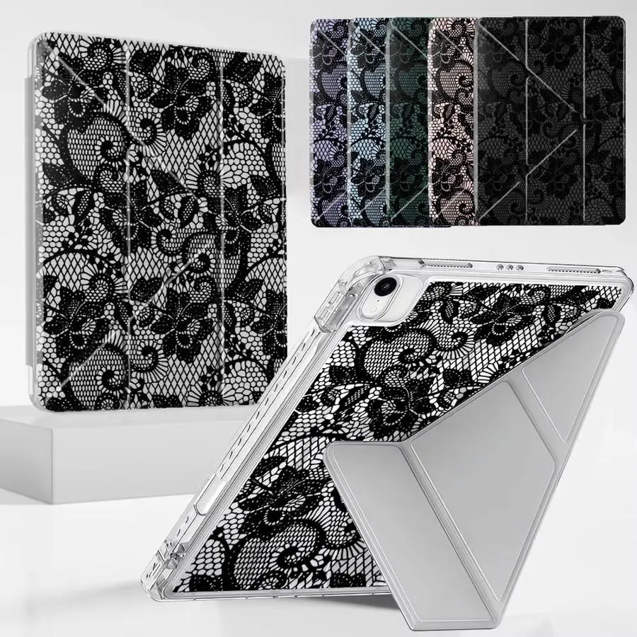 

Чехол для планшета с узором мандалы для iPad Air 4 5 M3 M2 1 2 M4 11 дюймов Pro 11th 10th 9th 8th 7th 12.9 дюймов Mini 6 7 Pro 2025 Y-Fold