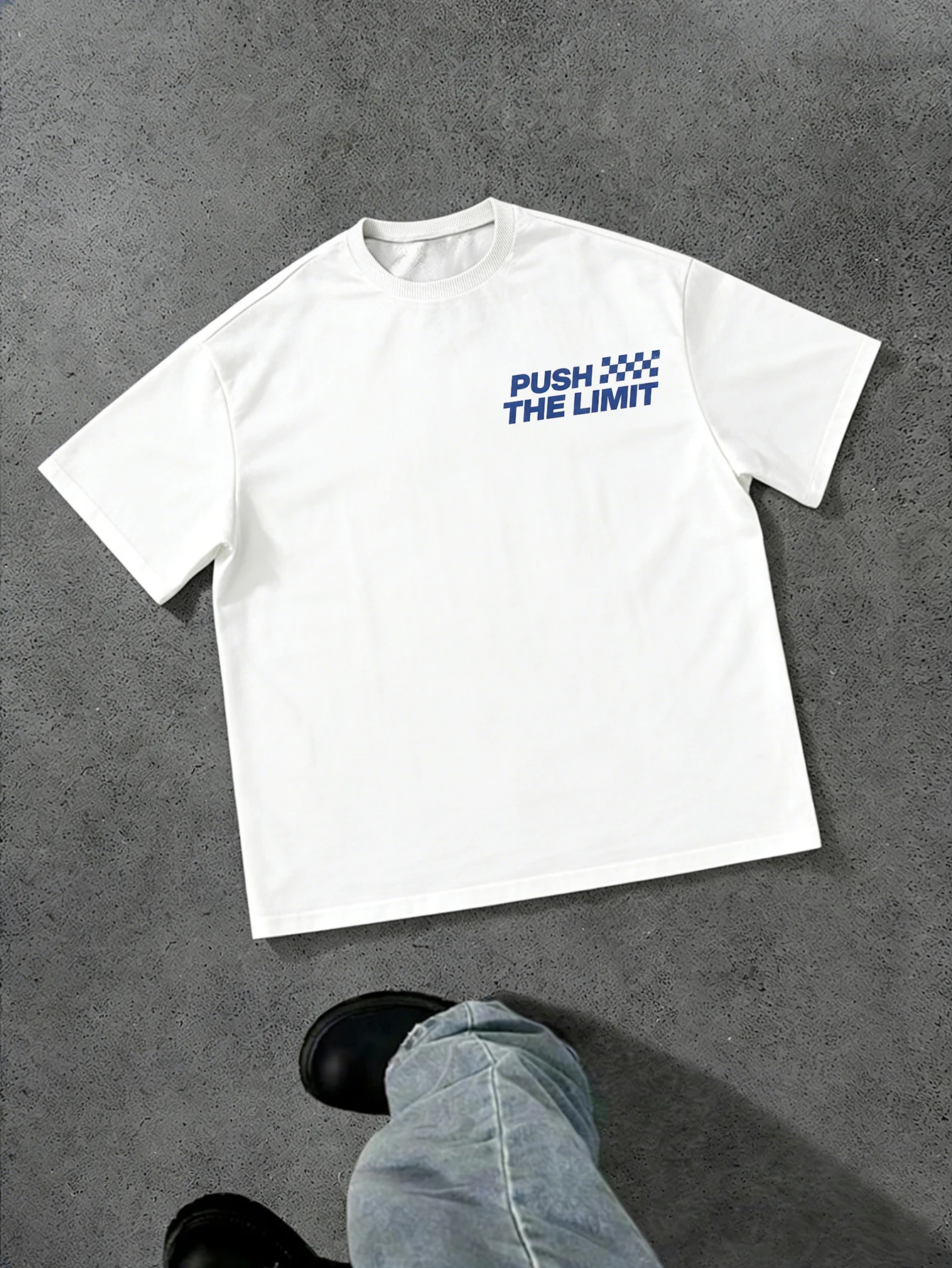 Men's Oversized Racing Streetwear T-shirt Brand 24h Race Car Speedometer Graphic Print Loose Fit Cotton Short Sleeve White Casua