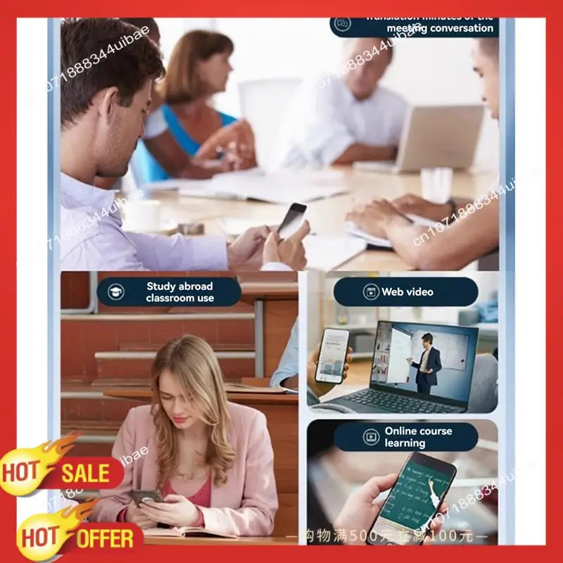 

B47C Восемь в одном X9 Переводчик Приложение для перевода голоса и видеозвонков Одновременное переложение