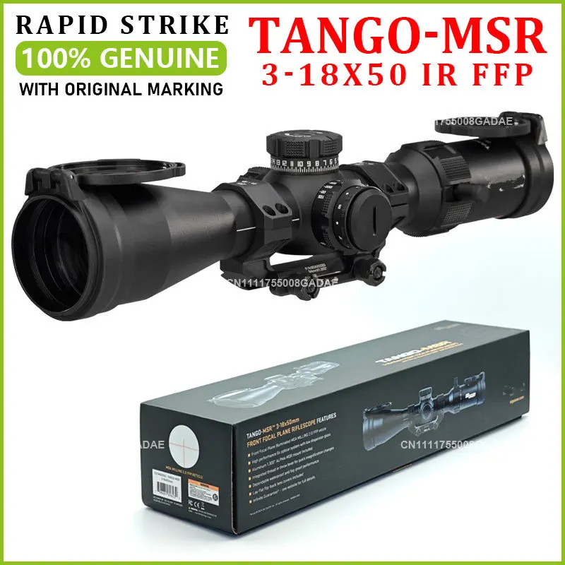 

Оригинальный прицел SG SR TANGO-MSR 3-18X50MM FFP с ИК-подсветкой, высоким увеличением и креплением ALPHA-MSR 34 мм, сетка 2.0.