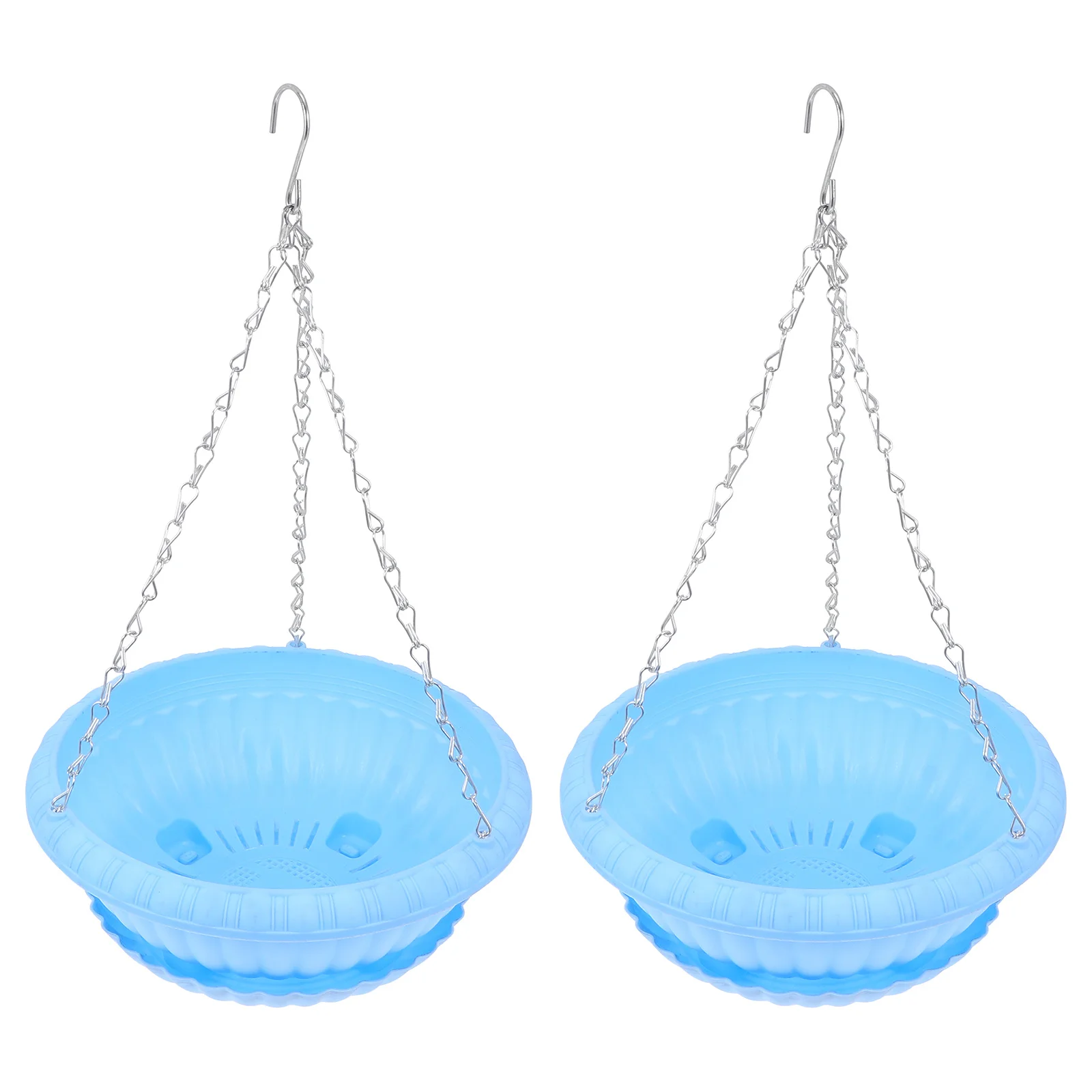 

2 set Resin Plastic Flowerpot Hanging Planter For Garden Outdoor Indoor Decor Creative Plant Container Practical Flower Holder