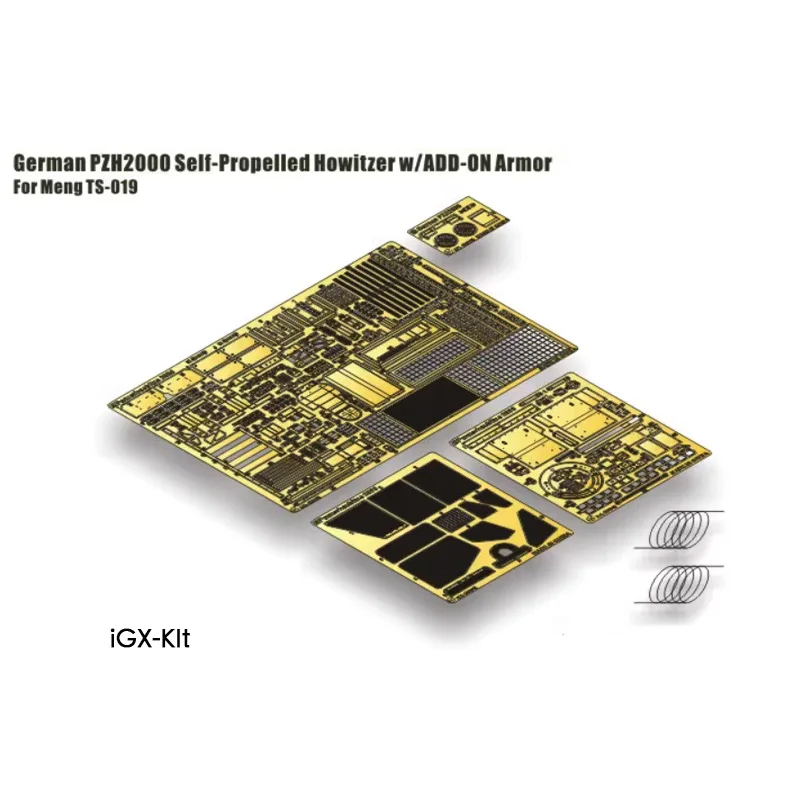 E35-247 1/35 Panzerhaubitze 2000 Self Propelled Howitzer Etching Parts Military Gift Plastic Assembly Model Building Kit