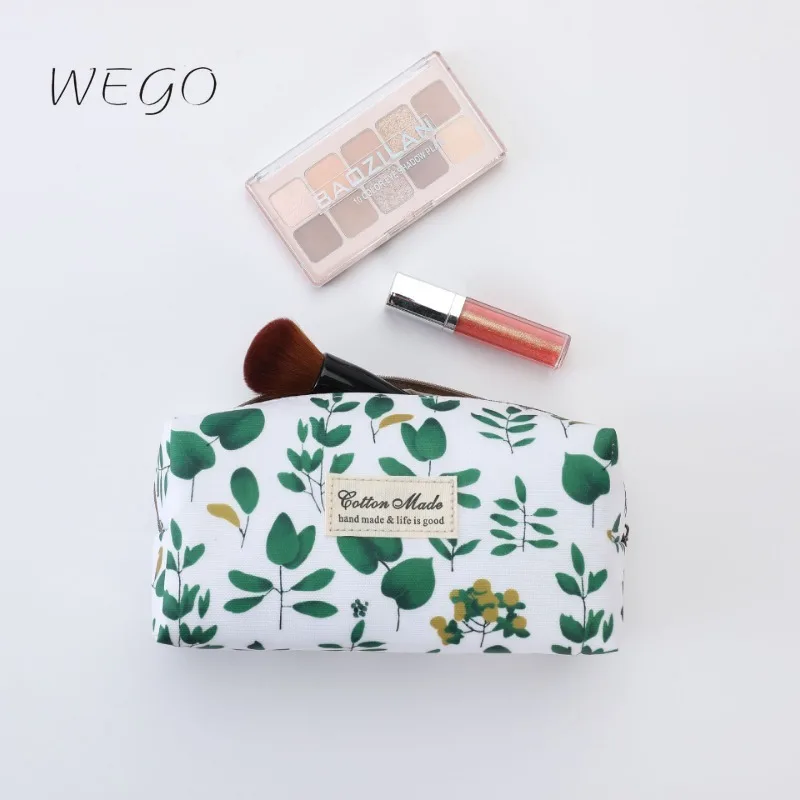 Printing Cosmetic Bag Tulip Portable Cute Storage Bag Large Capacity 2 Size Handbags Beauty Make UP Cosmetic Bag