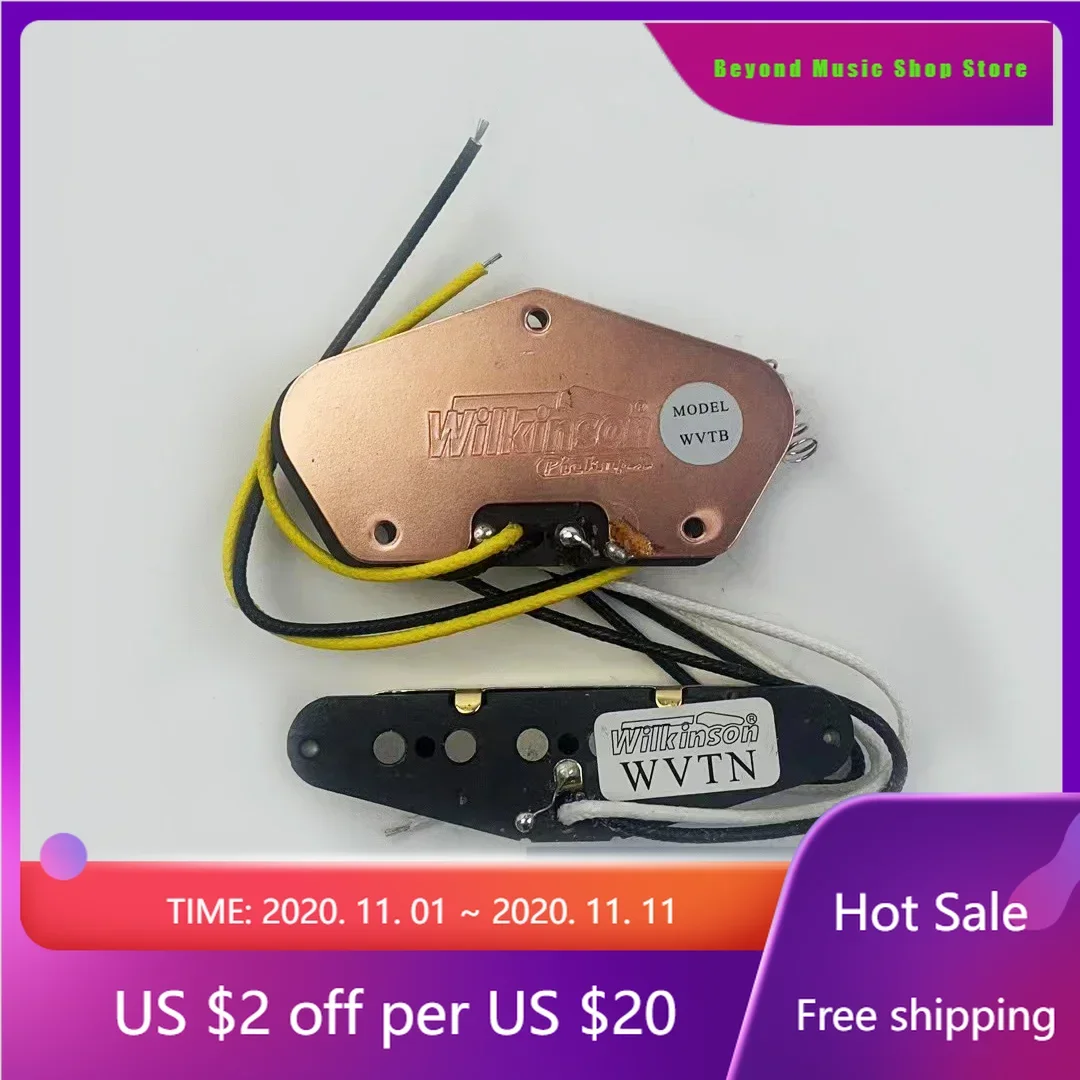 

Beyond Music Shop Store-New Wilkinson TL Pickups Neck and Bridge Eleciric Guitar Pickups Professional Guitar Parts