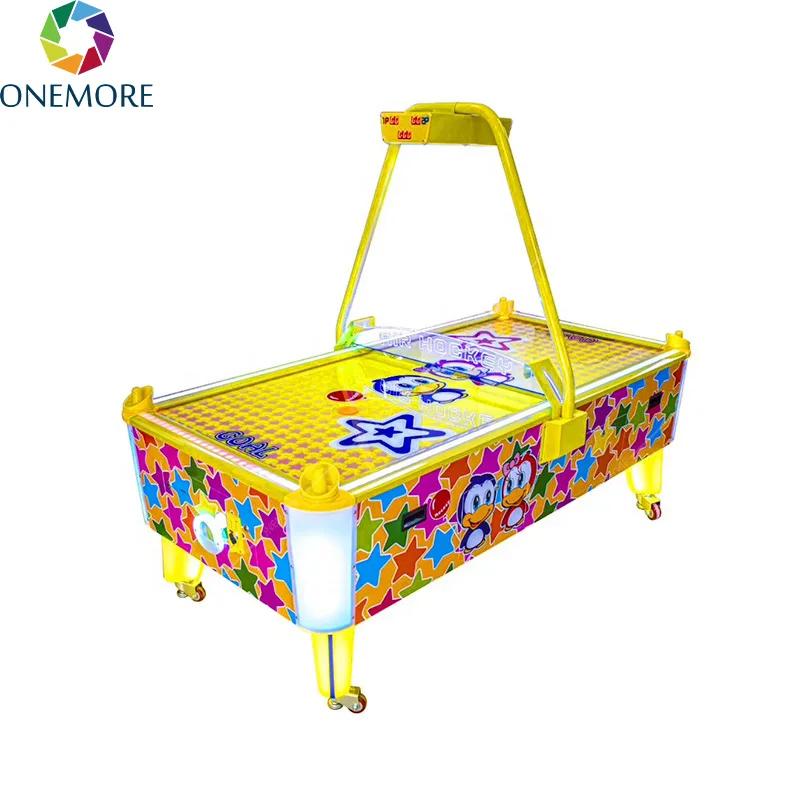 الإلكترونية الرياضية هوكي الهواء الجدول بيع لعبة آلة داخلي تسلية كامل الحجم هوكي الهواء هوكي الهواء طاولة مسبح ممر