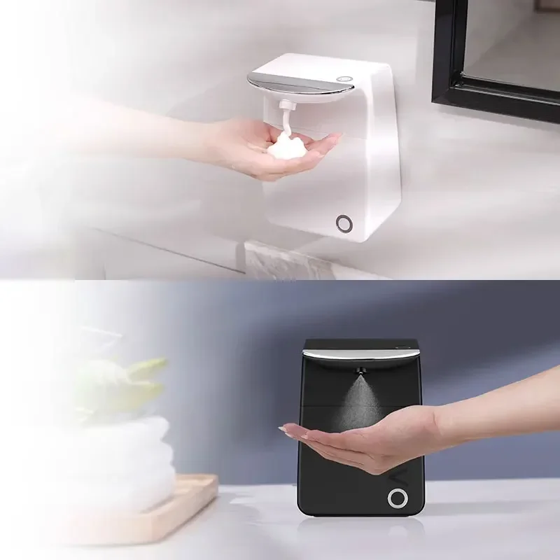 Automatic Induction Hand Sanitizer Electric Sensor Household Alcohol Spray Hand Sterilizer Wall Mounted Foam Soap Dispenser