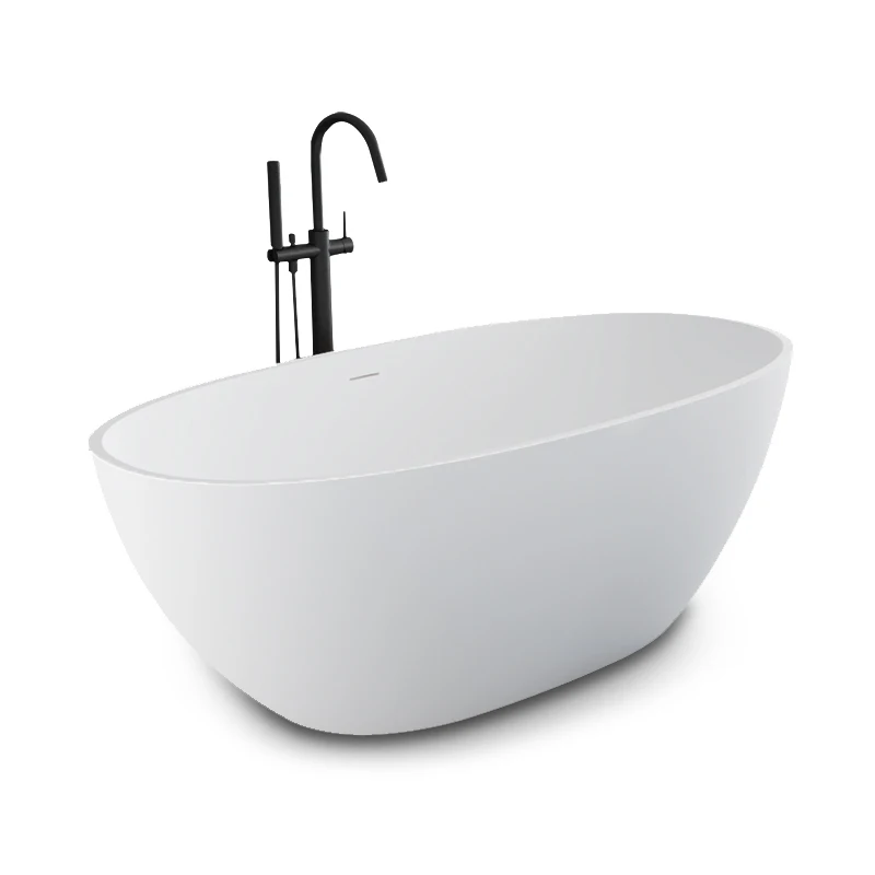 custom top-rated shape small size round acrylic solid surface freestanding bathtub dia.1200 bath tub