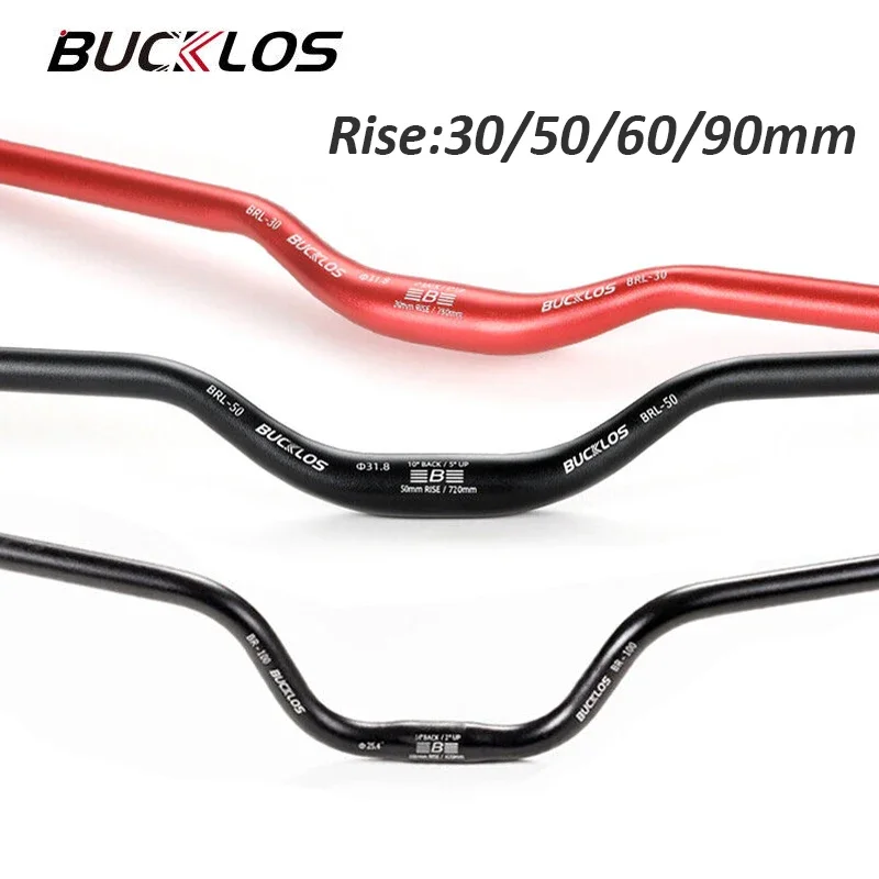 

Bicycle Handlebar 31.8mm MTB Handlebar Rise 90mm Swallow Mountain Bike Bar 25.4mm BMX Super Light Aluminum Handle Bar 720/780mm