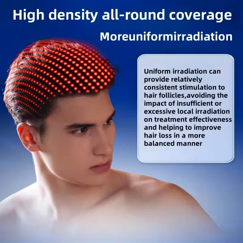 

LLLT Hair Growth Cap 650nm Red Light Therapy Hat for Men & Women with Thinning Hair