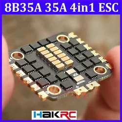 HAKRC 8 b35a 35A 4 in1 Brushless ESC BLheli_S 2-6S DShot600 20x20mm per RC FPV Freestyle Racing Drone