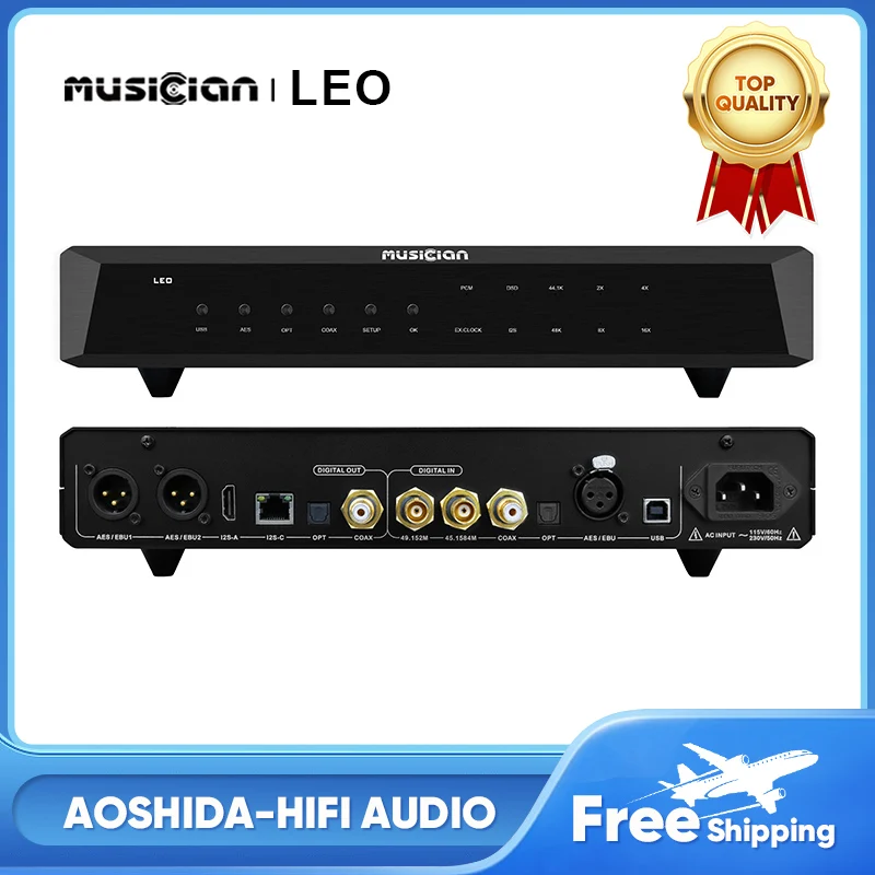 

MUSICIAN LEO High Performance Digital Interface Thesycon USB Audio Interface ARM STM32F446 Multiple Ouput Input FPGA DSP I2S