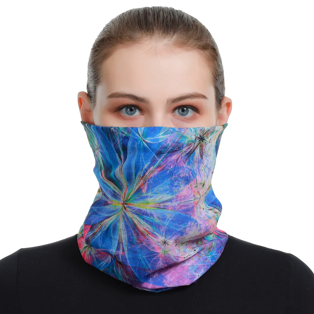 2024 3D Butterfly Gradient Face Bandana For Women Men Cycling Balaclava Sport Mask Men\'s Headband Hiking Neck Scarf Multi Use