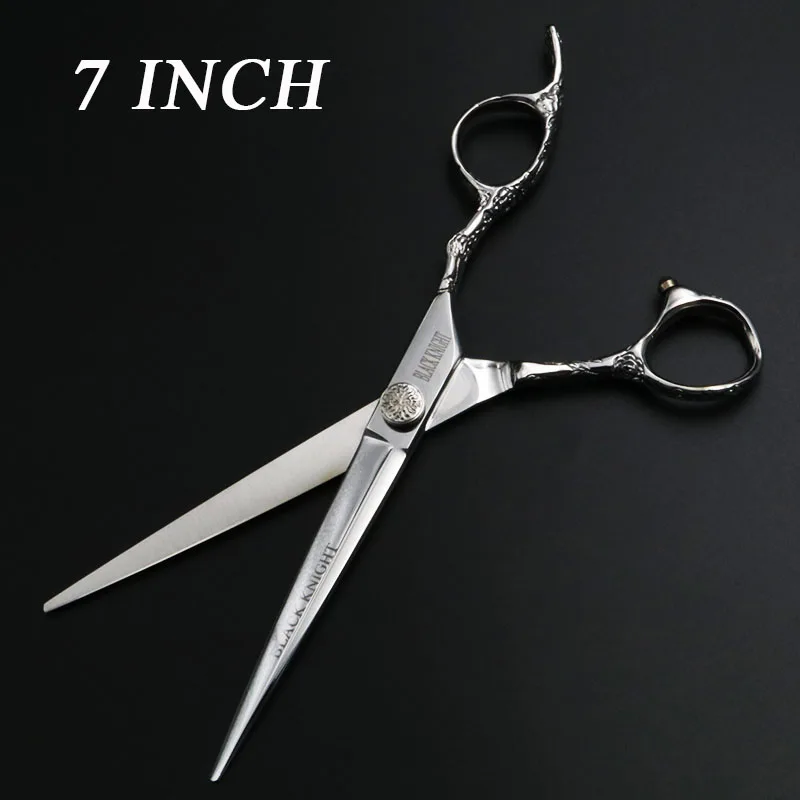 

7 Inch Pet Scissors Dog Grooming Straight Cutting Shears Kit for Animals Hair Scissors Japan440C Plum Handle High Quality