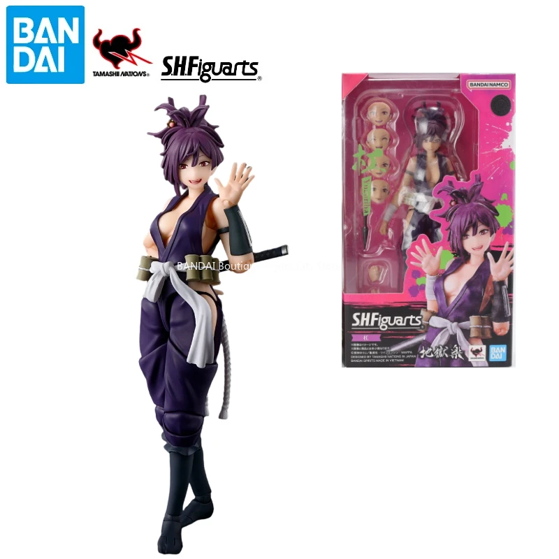 

Brand New Genuine Bandai S.h.figuarts Shf Yuzuriha “hell Raku” Action Figure Collectible Original Box Toy Gift