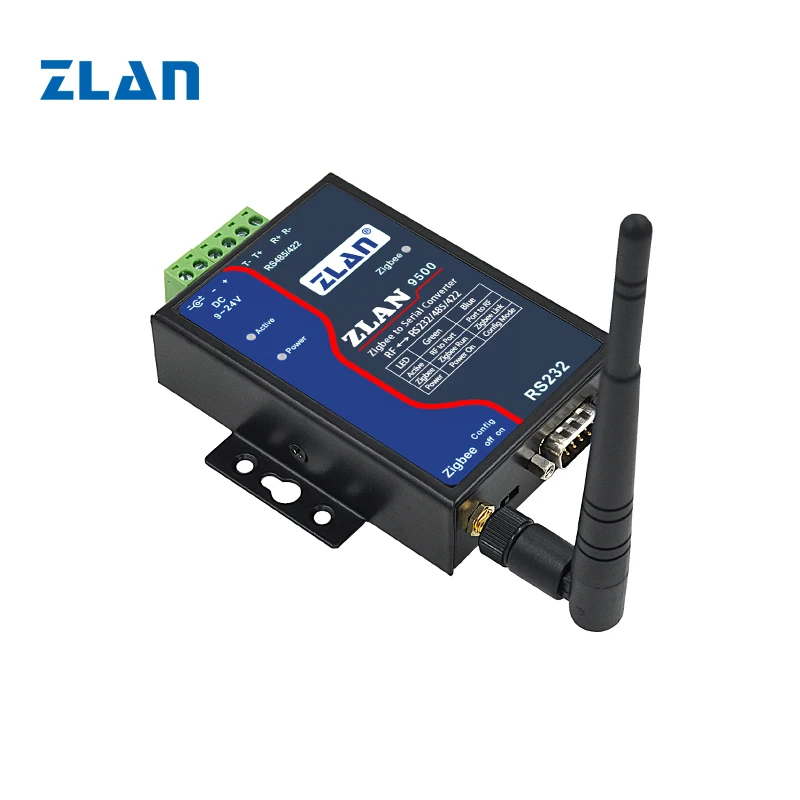 Zigbee gateway industrial wireless newest technology RS232/485/422 ZLAN 9500