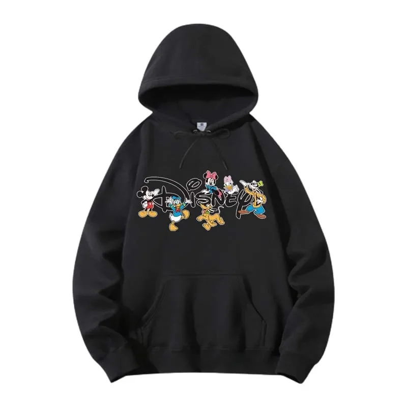 Disney Mickey Mouse Women Hoodies Cartoon Fashion Sweatshirt Hoodie Female Kawaii Clothes Autumn Winter Streetwear Pullover Top