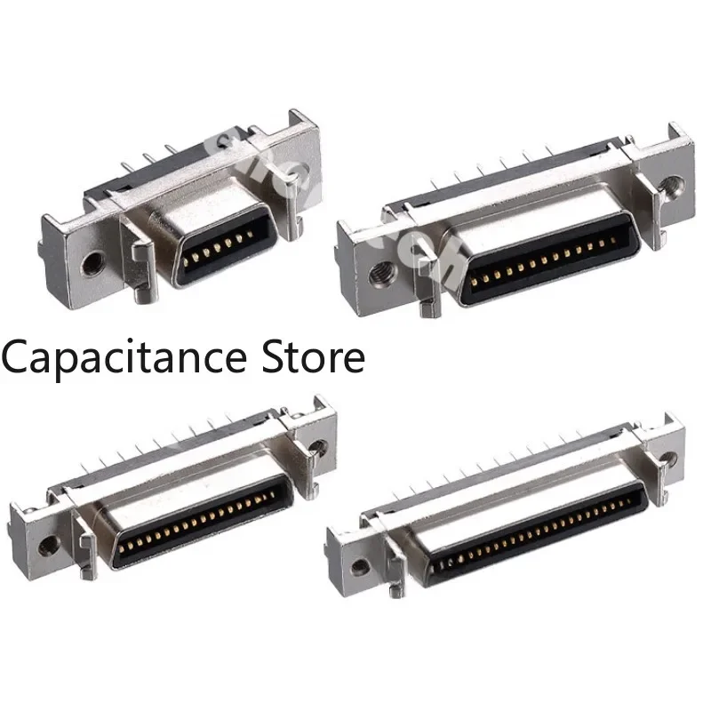 

10 шт. серворазъем SCSI-мама 14P/20P/26P/36P/50P 180 градусов вертикальная прямая вставка DP тип слота