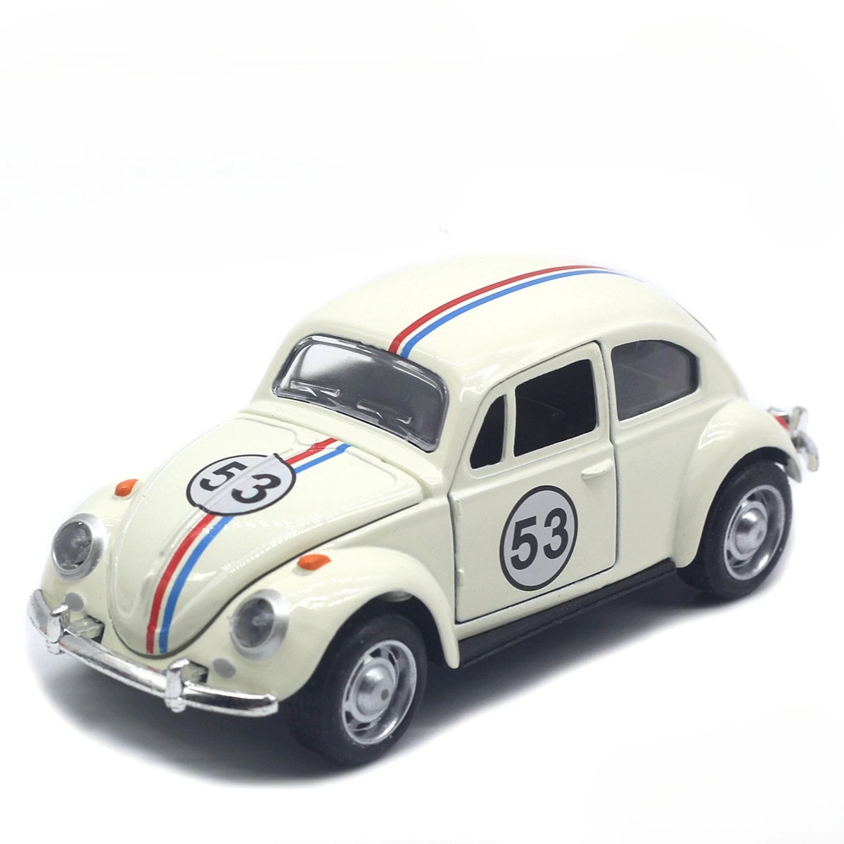 Modelo de coche clásico Beetle de aleación 1:32, coche de policía, taxi, modelo de coche extraíble, superventas, colección de juguetes para niños, regalo