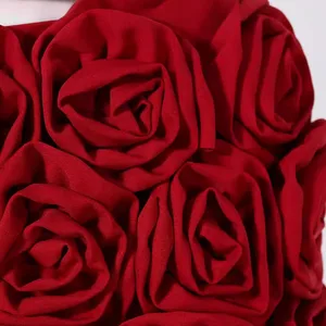 Dreidimensionale Deat-Shorts von weiblicher Rosenblumendekoration, Mini-rote Röcke, mittlere Taille, Sommermode, neu, 2024, 7AB3821 9 Hauptverkäufe Frauenblume kurz - №2