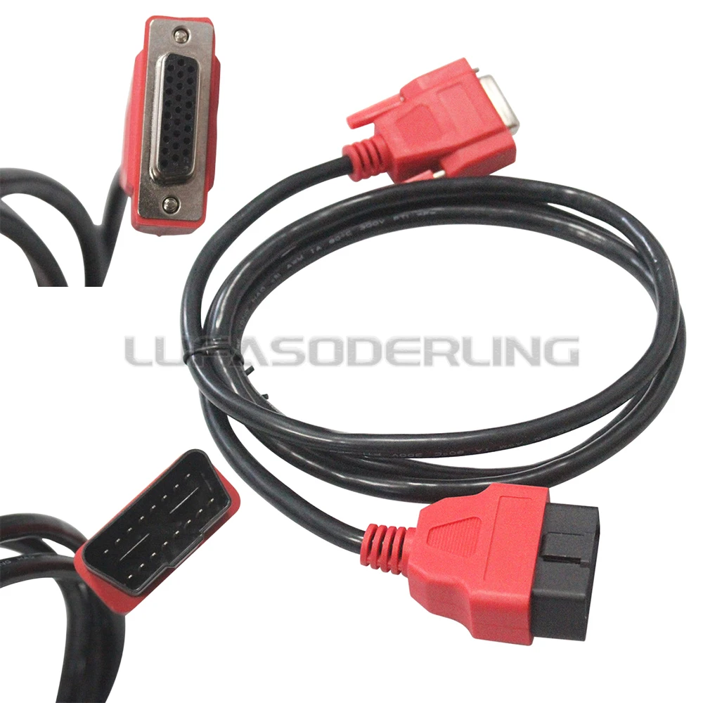 6-FT AUTEL MAXIDAS DS708 DS808 DS808K OBD2 MAIN DATA ALL-IN-ONE SCANNER CABLE BULETOOTH 16-PINS 3 ROWS DIAGNOSTIC CABLE OBD LINK