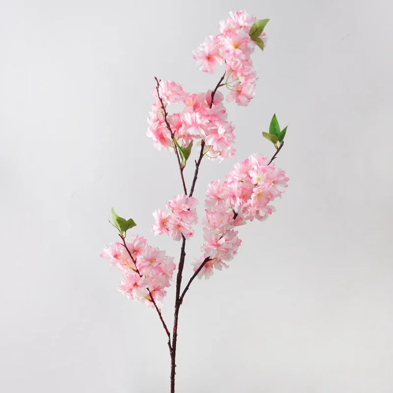 120CM Artificial Cherry Blossom Branches New Chinese Style Decoration Cherry Blossom Wedding Decoration Road Leading Flowers
