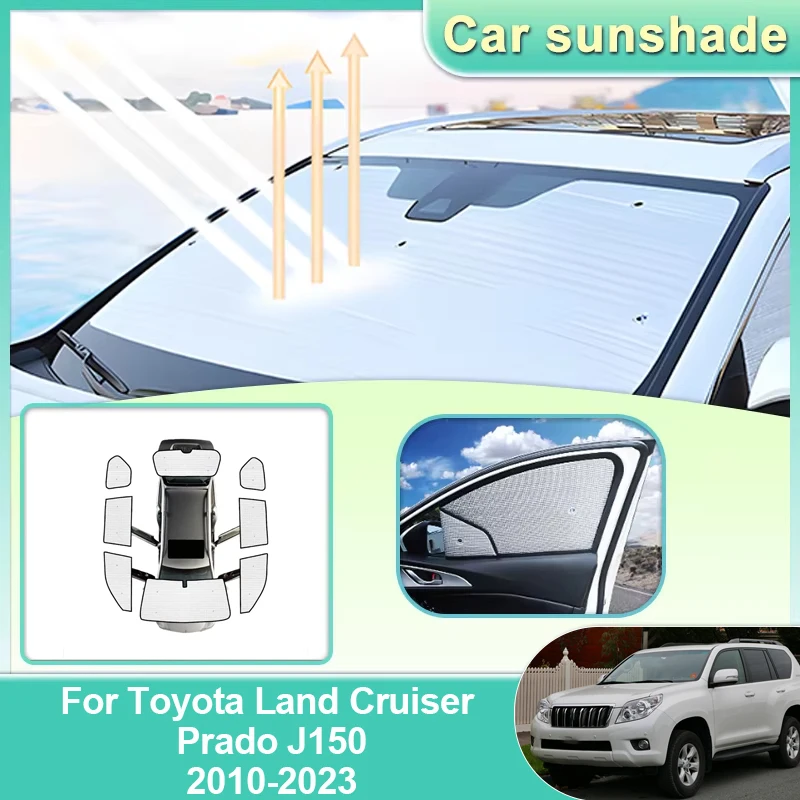 

Car Sunshade For Toyota Land Cruiser Prado J150 2010-2023 Visor Windshield Sunscreen Heat Insulation Sunshade Anti-UV Protection
