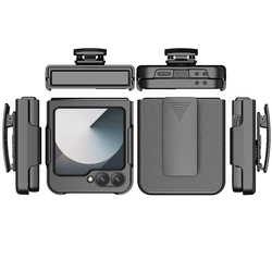 for Samsung Z Flip 7 6 5 4 3 Flip7 FE flip4 flip3 Belt Clip Holster Phone Case for Samsung Galaxy Z Flip 6 5 5G Flip5 Flip6