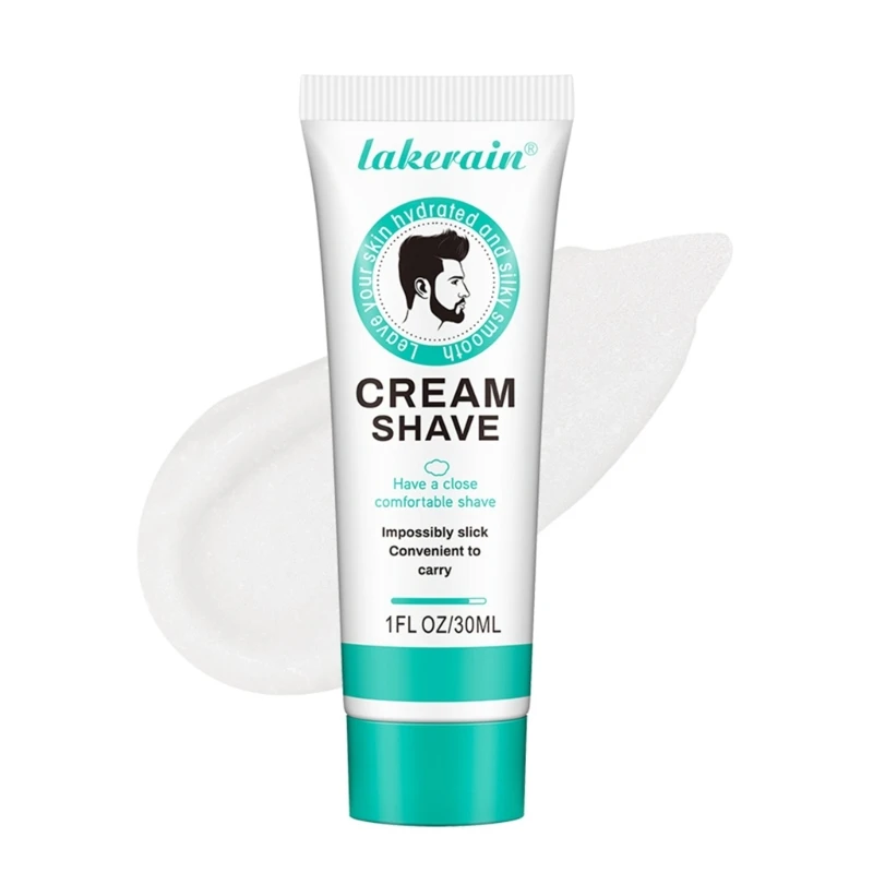 Crema afeitar para hombres, espuma para Barba, Reduce fricción, crema agua hidratante, envío directo