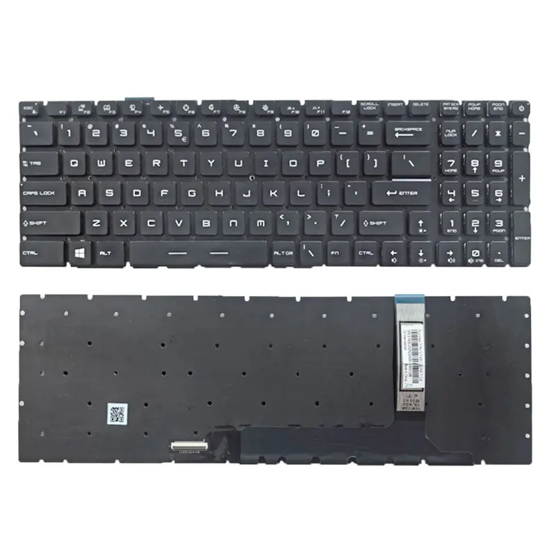 Para MSI/MSI, tanque de asalto 2 Pro GP76 Samurai GS76 Phantom 15 Strike GE76 Knight Blade, teclado