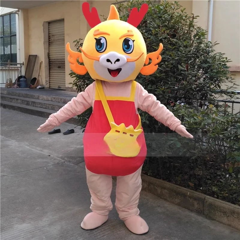 

Dragon Cartoon Doll Costume People Wearing Dragon Year Walking Performance Doll Costume Large Event Performance Costume