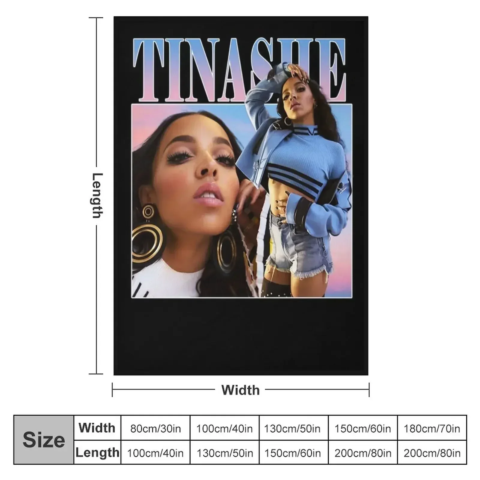 Tinashe Throw Blanket Stuffeds Luxury Thicken Blankets