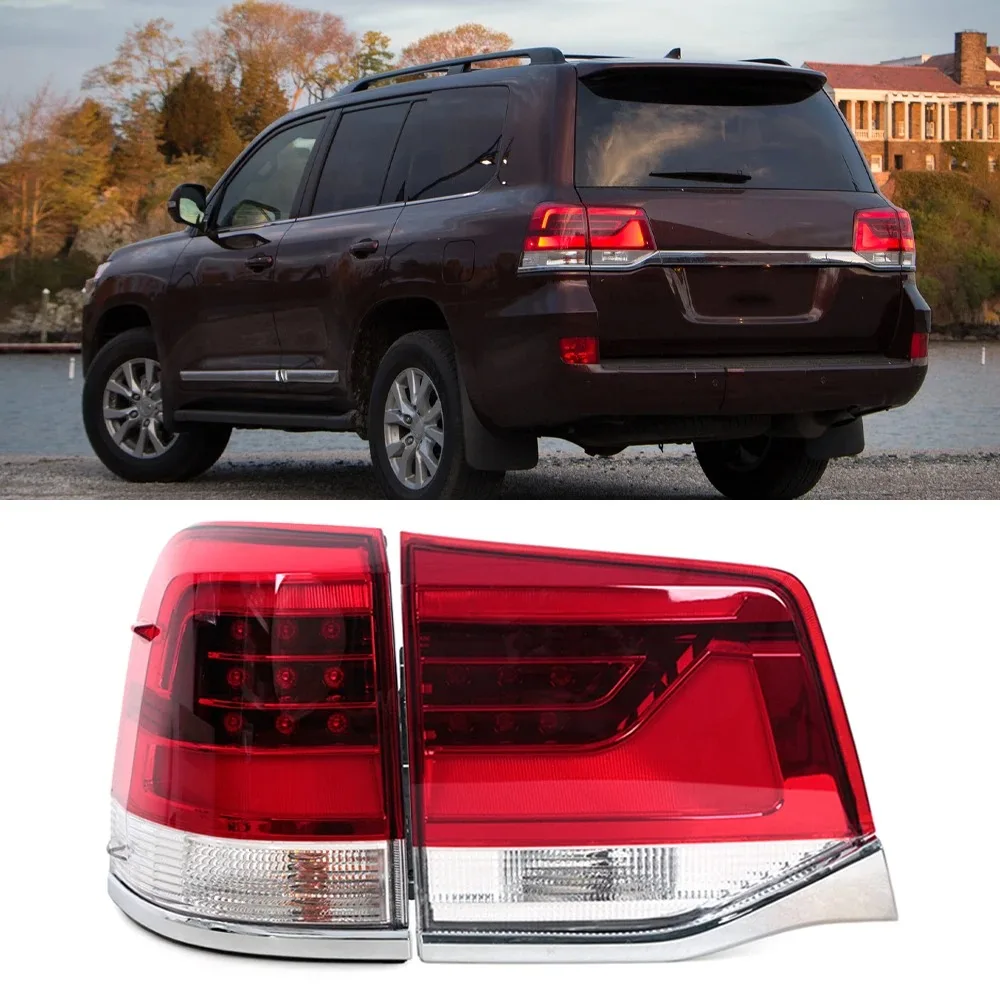 

For Toyota Land Cruiser LC200 2016 2017 2018 2019 2020 LED Tail Light Stop Rear Bumper Brake Lamp Assembly Car Accessories
