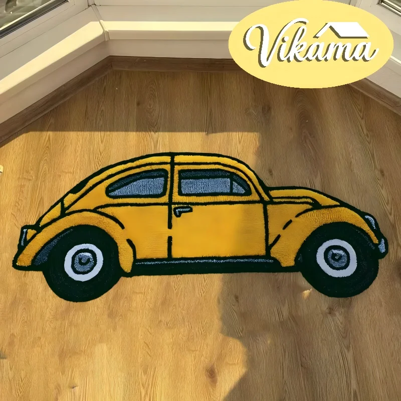 

Коврик VIKAMA в винтажном стиле «Бабочка», сохраняющий тепло, нескользящий, для прихожей, дверного проема, прикроватный, для спальни, домашнего декора