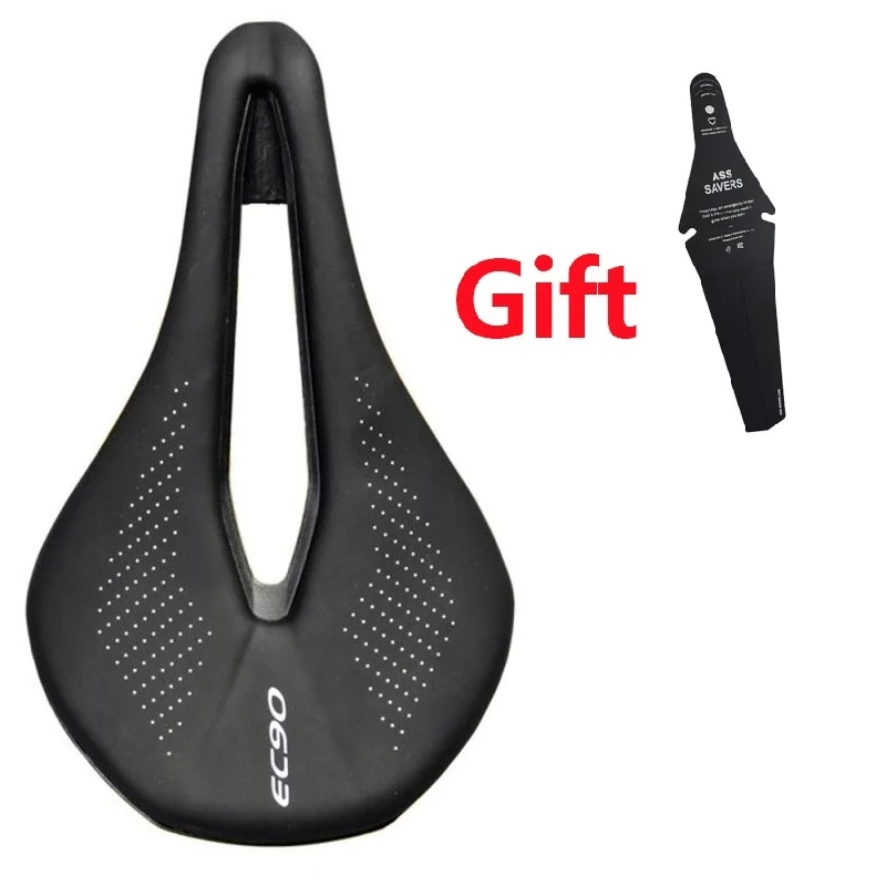 EC90 Hollow Bike Saddle, EVA Hollow Saddle, Comfortable Road Bicycle Saddle, Ergonomic Design, MTB Saddle, Steel Bow, Bike Seat