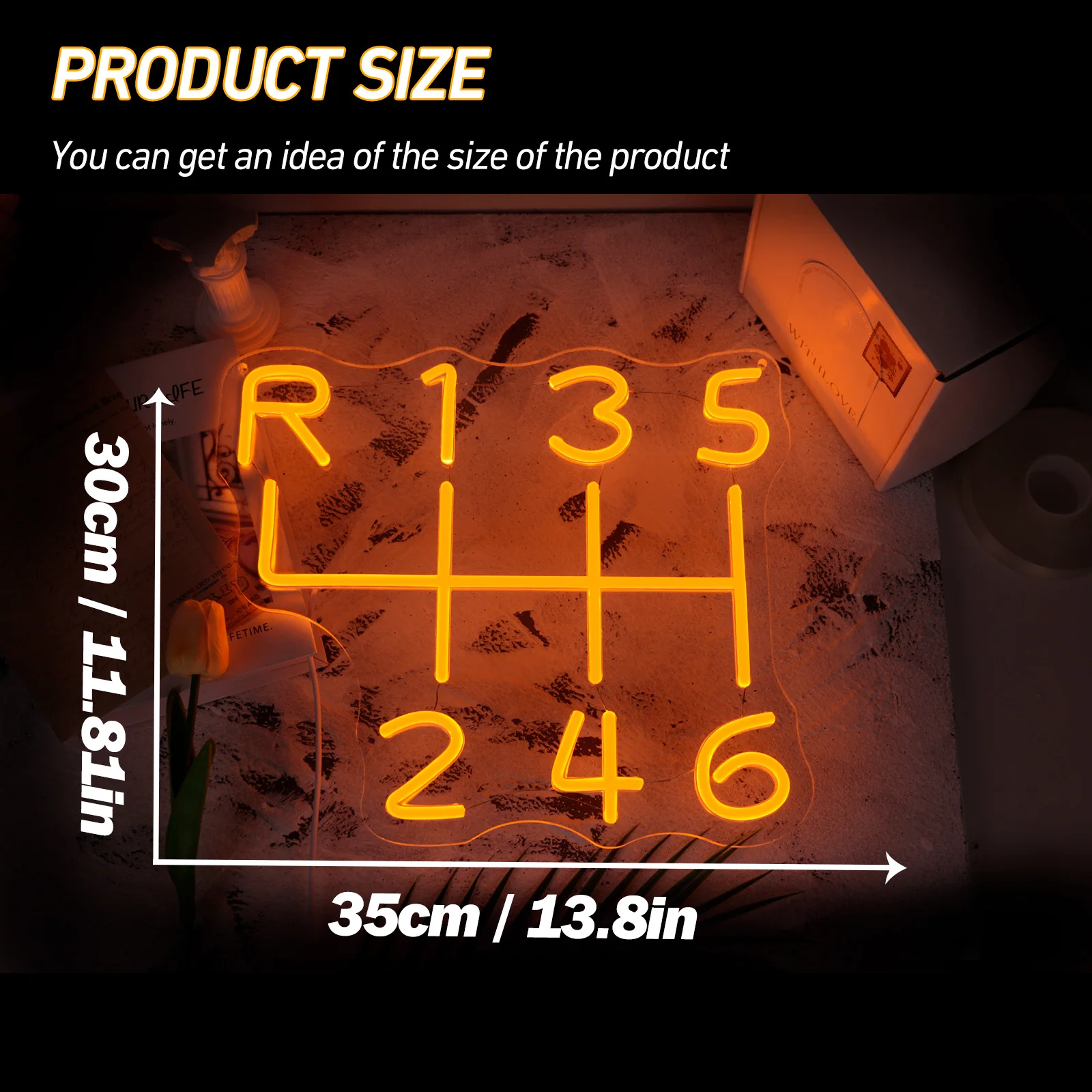 Car Gearbox Neon Sign Gearbox Neon Sign Speed Gear Neon Sign Automotive Neon Sign Garage Neon Sign Garage Led Sign Gift