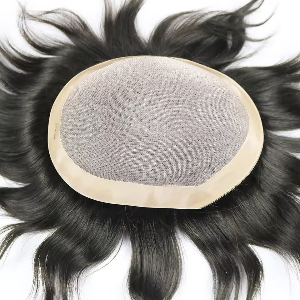 Undetectable 12mm/15mm Curly 100% Human Hair Man's Wigs 120Density Strong Top Mono Mesh Base Men Toupee Durable Brown Hairpieces