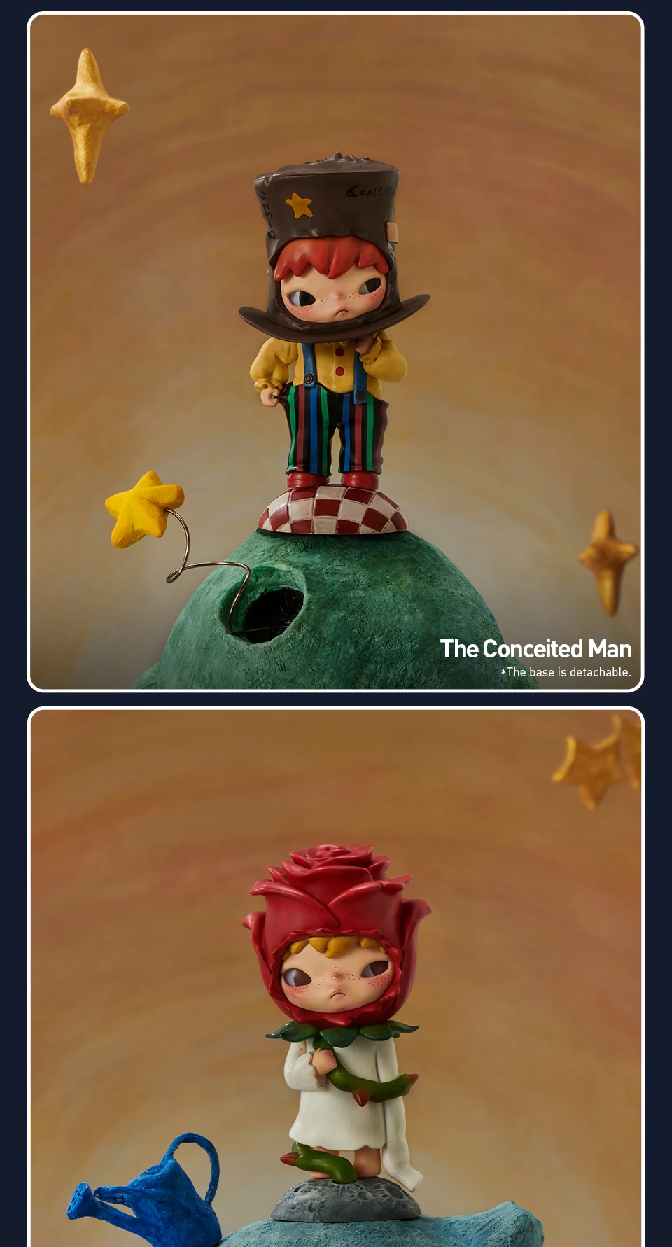 POP MART Hirono Harry Potter Hirono Le Petit Prince Serie Blind Box Spielzeug Mystery Box Überraschungs-Actionfigur Modell Geschenk – Detail 31