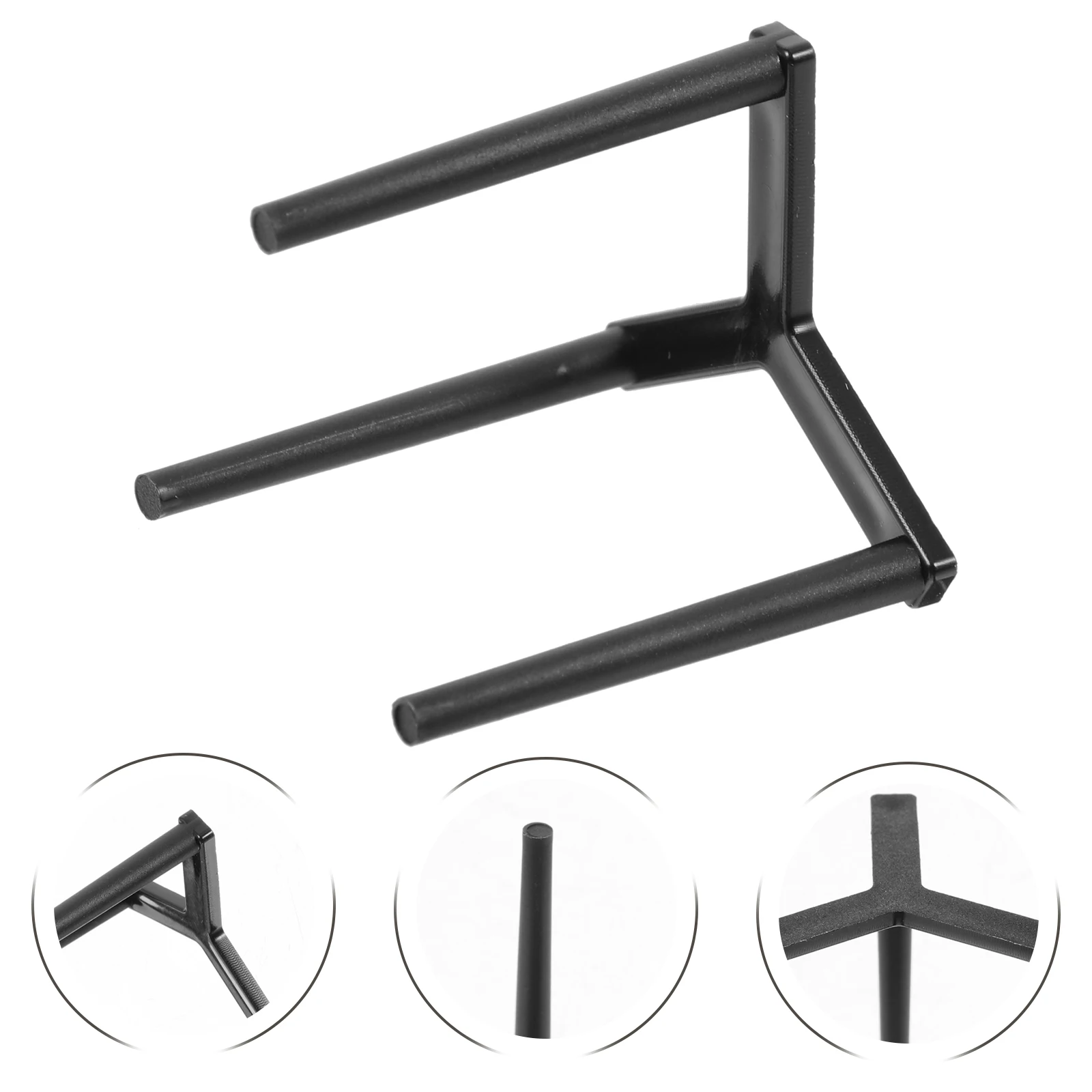 

200Pcs Pizza Stands Black Tripod Rack for Takeaway Stackable Pizza Protector