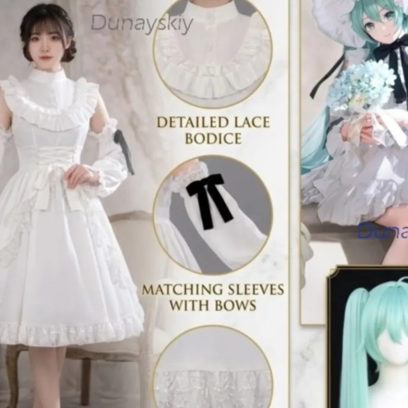 

Anime Project Sekai Colorfulstage Y2k Aesthetic Lolita Style Bow Dress Shorts Set Japanese Women full costumes and sets
