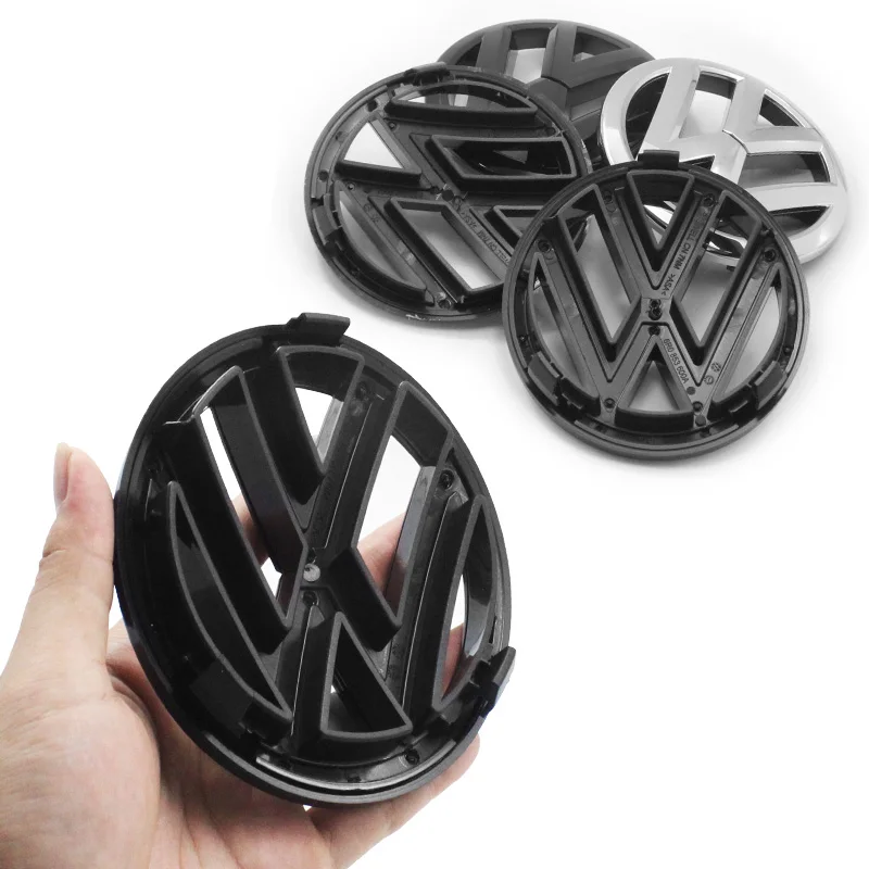 

For VW Polo 2011 2012 2013 120mm 110mm Car Logo Emblem Hood Front Rear Tail Mark Rear Badge Replacement Accessories 6R0 853 600A